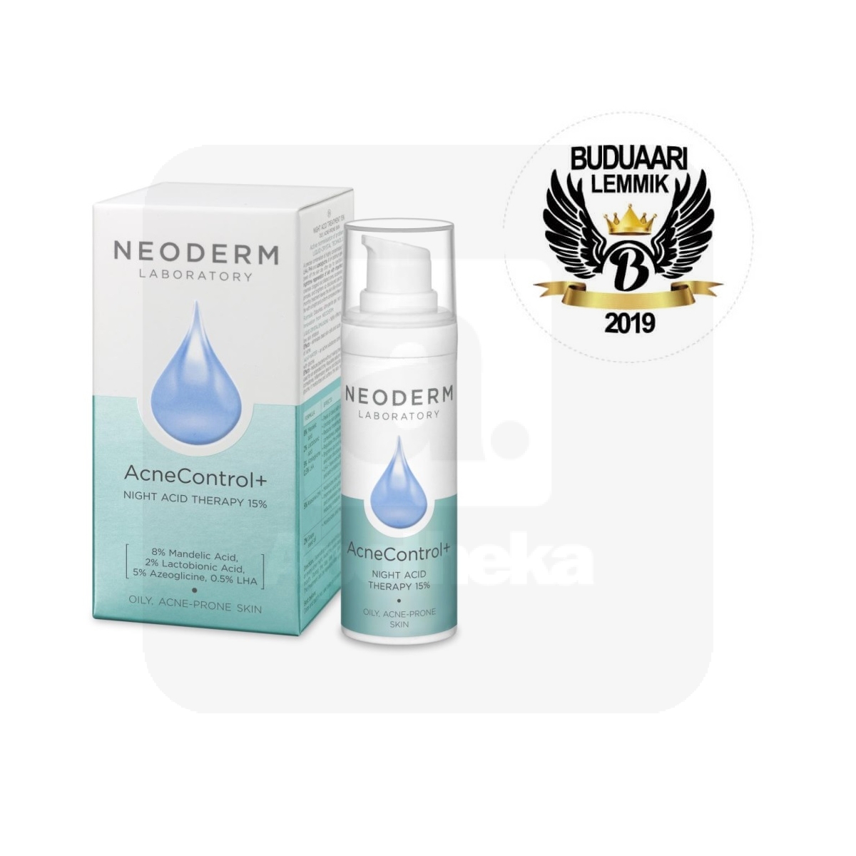 NEODERM ACNECONTROL+ ÖÖSEERUM ACID THERAPY 15% 30ML - Tootepilt