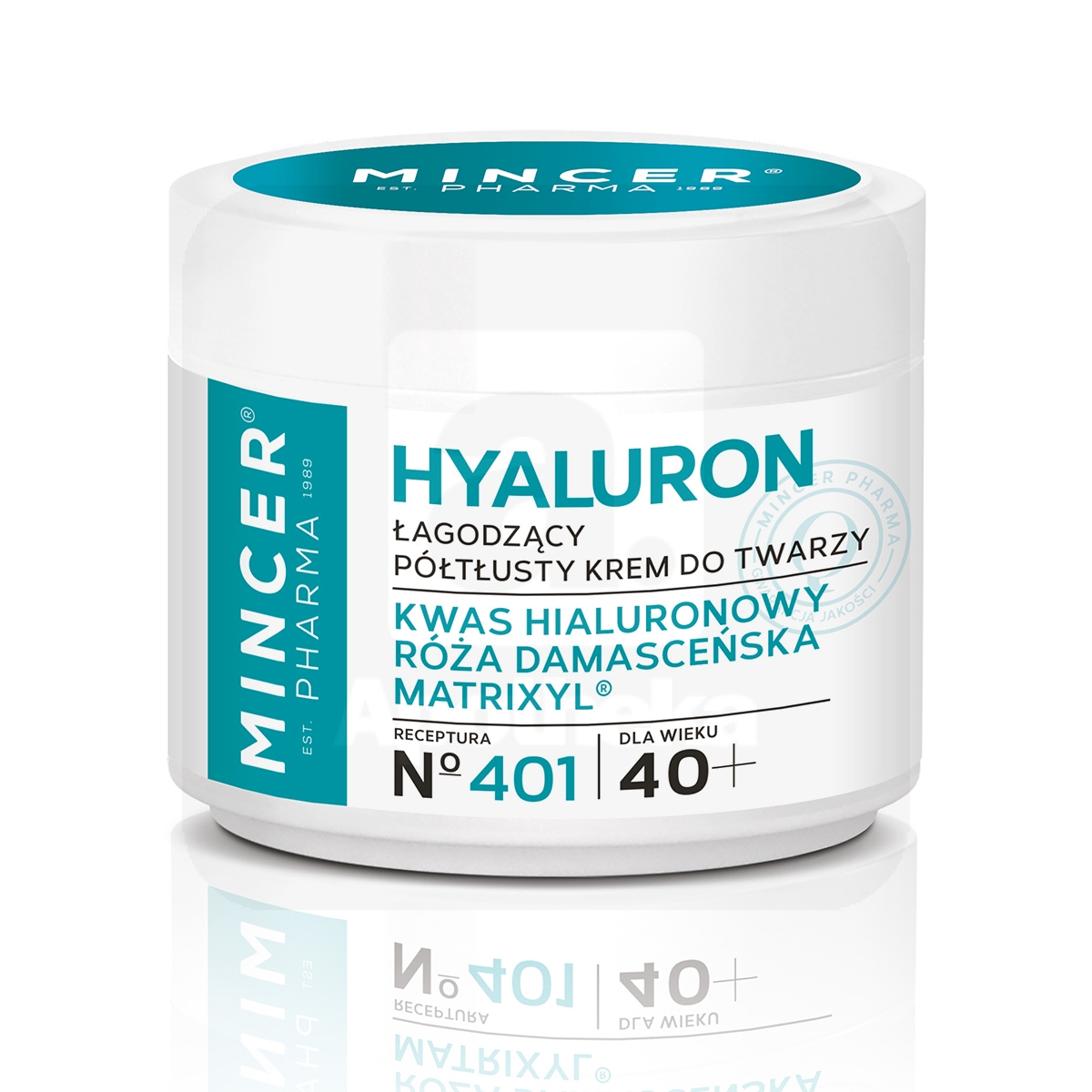 MINCER PHARMA NÄOKREEM HÜALUROONHAPPEGA 40+ 50ML