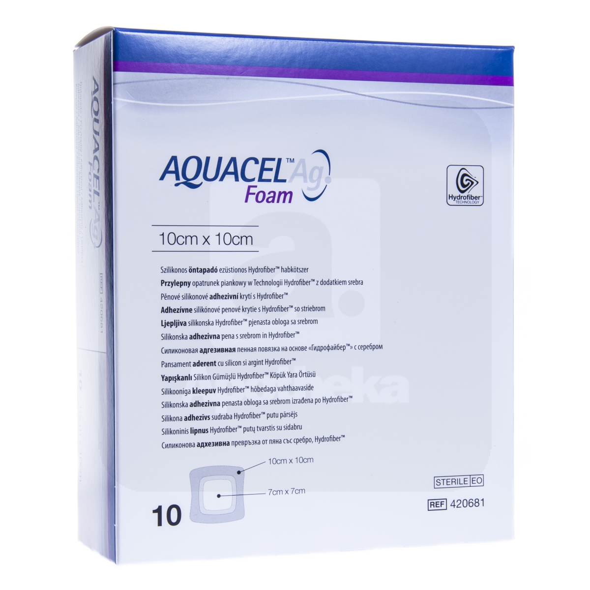 AQUACEL AG FOAM KLEEP HAAVASIDE 10CMX10CM N10 - Tootepilt