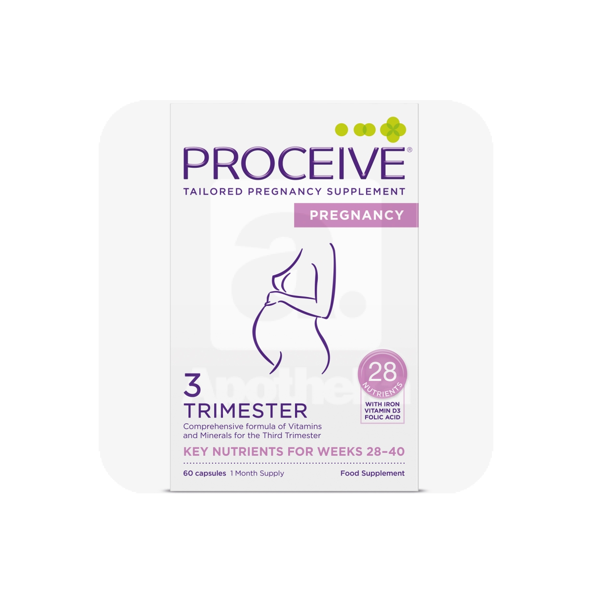 PROCEIVE PREGNANCY TRIMESTER 3 KAPSLID N60 - Tootepilt