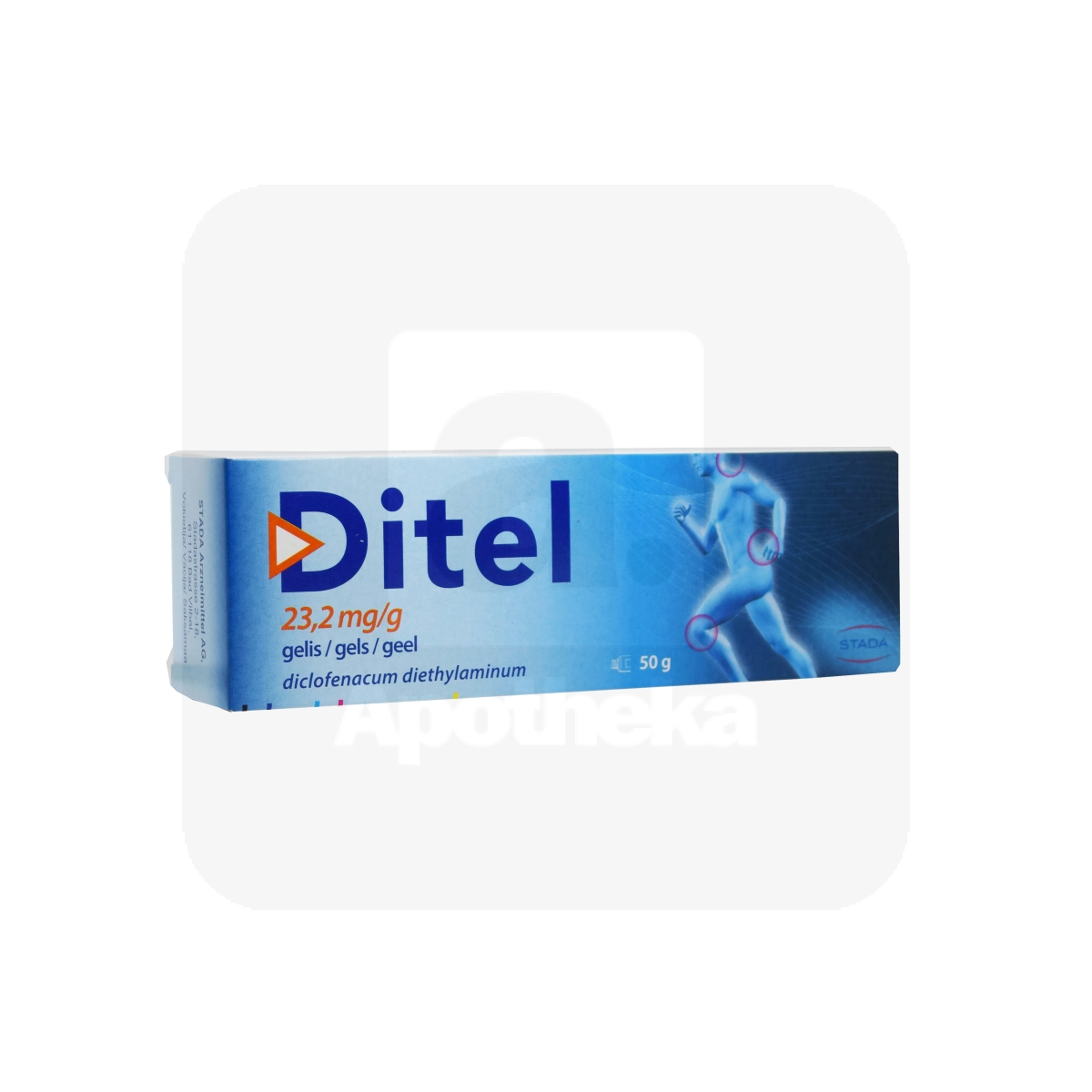 DITEL GEEL 23,2MG/G 50G - Tootepilt