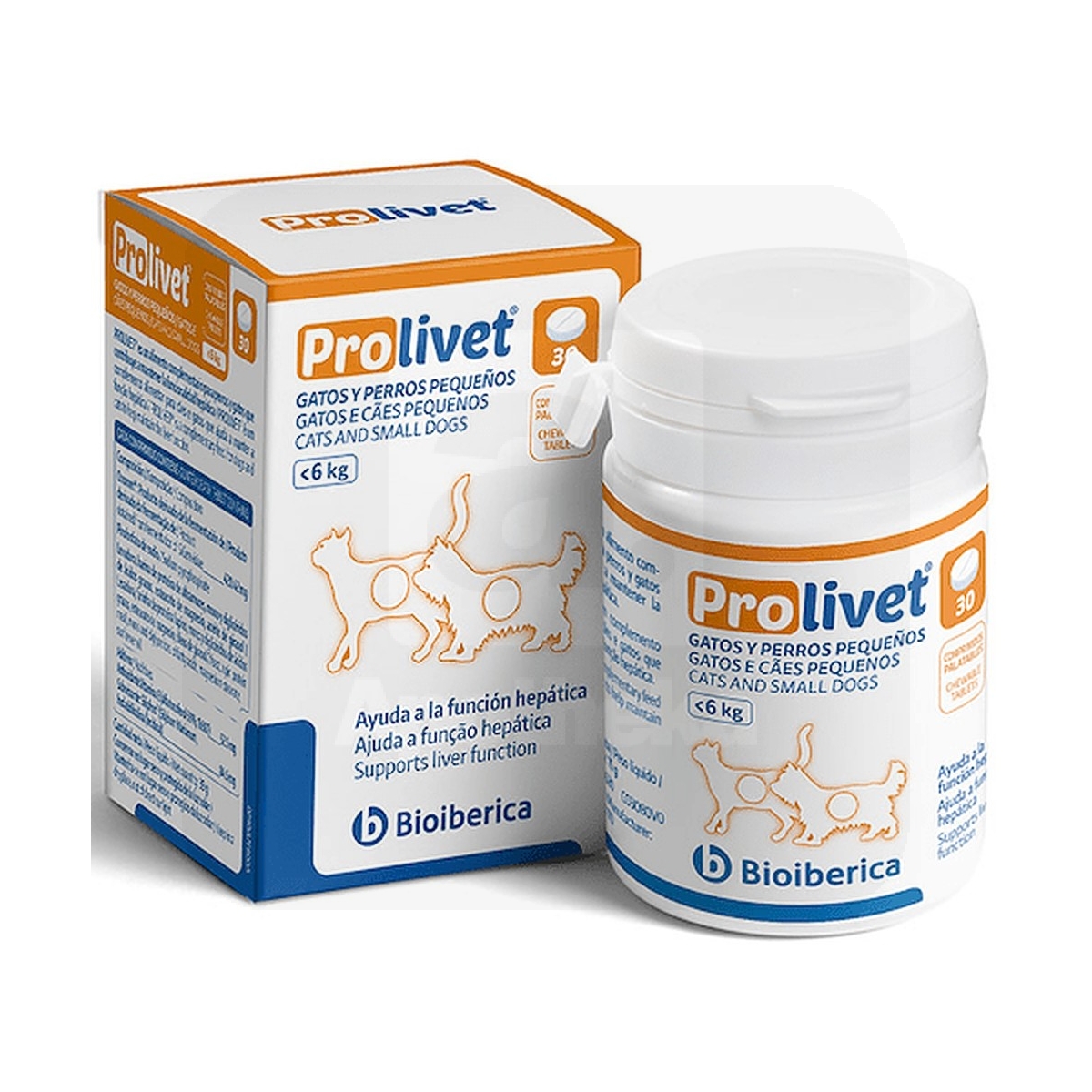 BIOIBERICA PROLIVET CATS & SMALL DOGS TBL N30 - Tootepilt