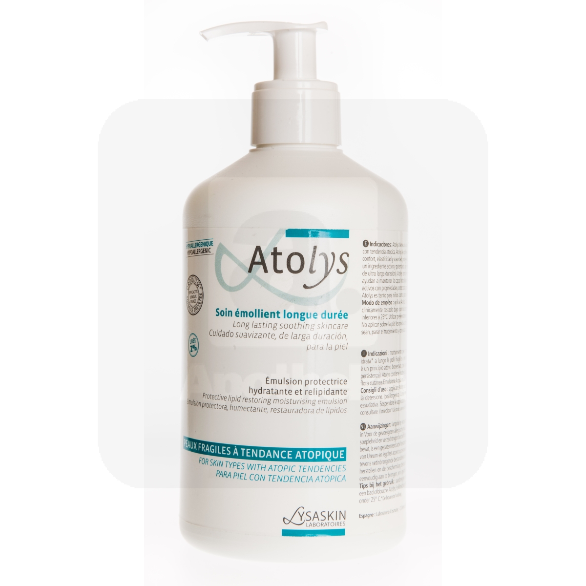 ATOLYS EMULSIOON ATOOPILISELE NAHALE 500ML - Tootepilt