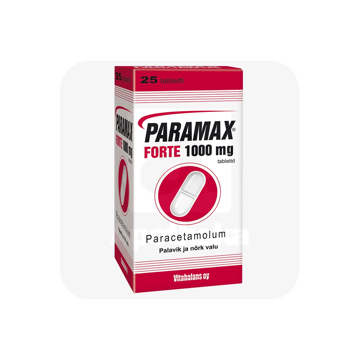 PARAMAX FORTE TBL 1000MG N25