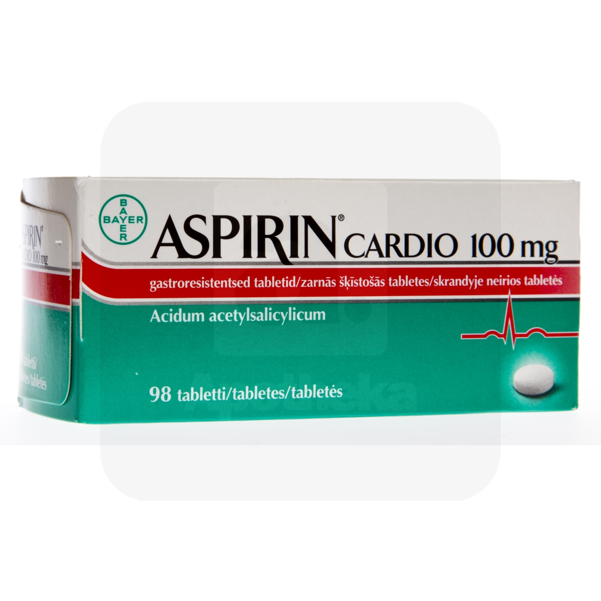 ASPIRIN CARDIO GASTRORESIST TBL 100MG N98 - Tootepilt