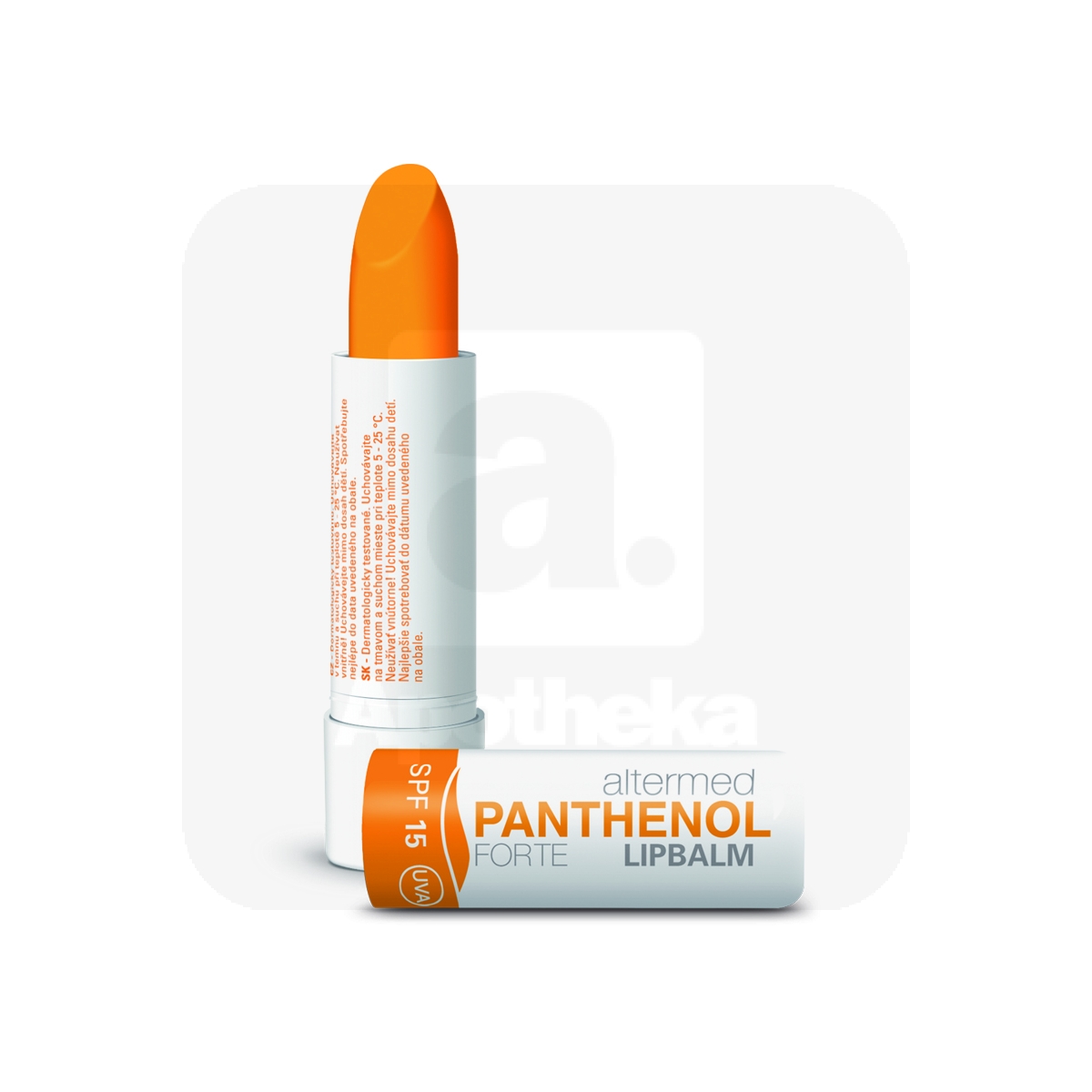 ALTERMED PANTHENOL FORTE HUULEPALSAM SPF15 4,3G - Tootepilt