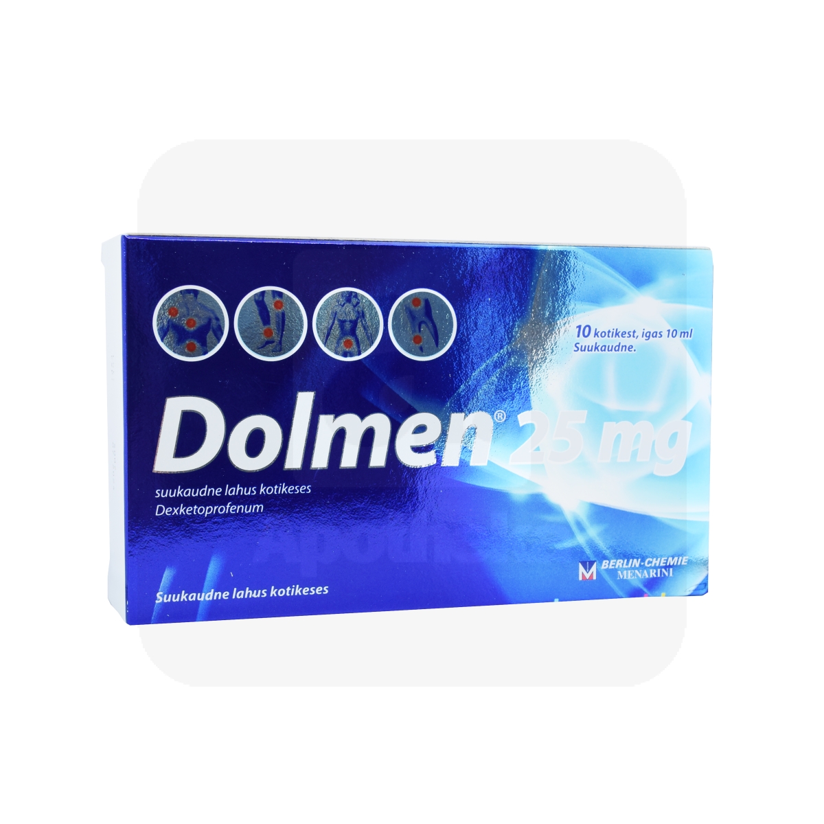 DOLMEN SUUKAUDNE LAHUS KOTIKESES 25MG N10 - Tootepilt 1