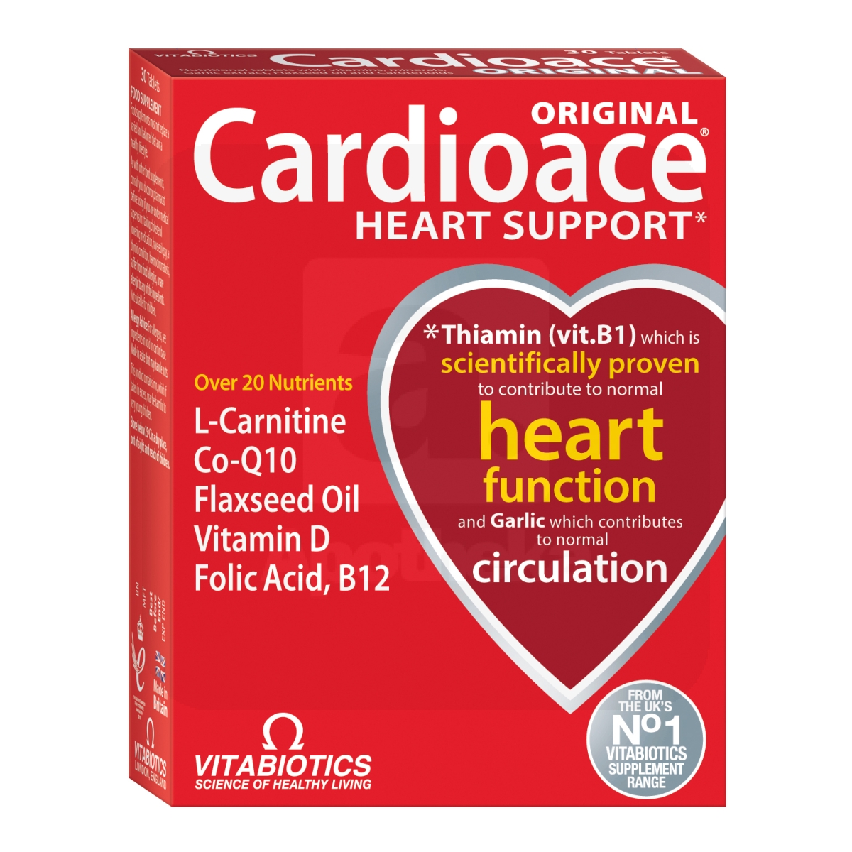 CARDIOACE ORIGINAL TBL N30 - Tootepilt