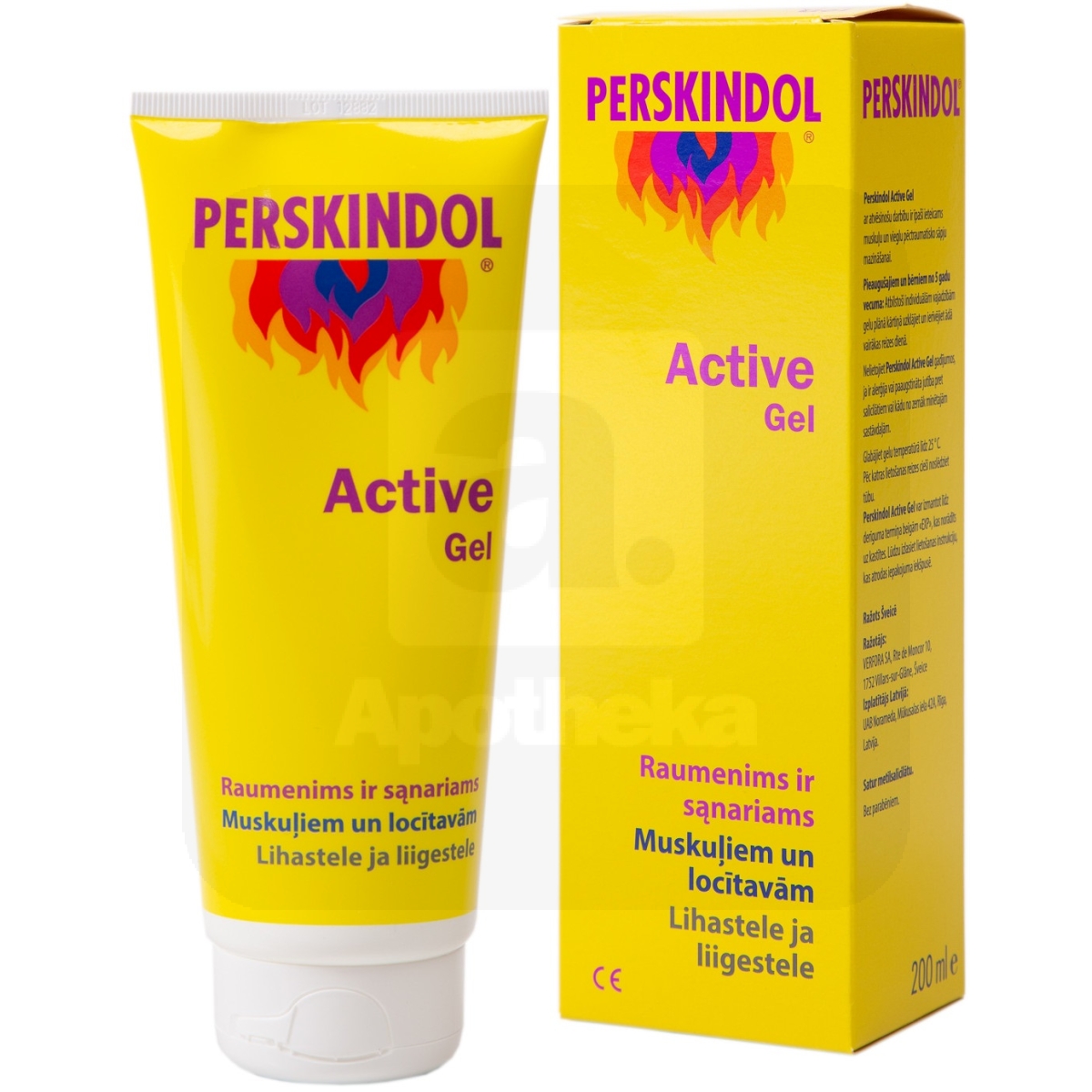 PERSKINDOL ACTIVE GEL 200ML - Tootepilt