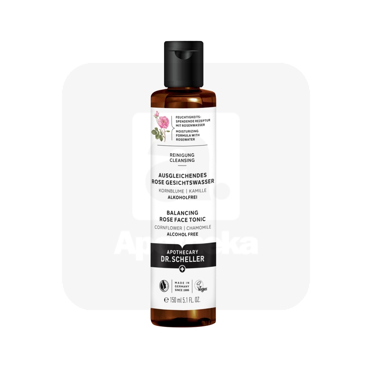 DR. SCHELLER NÄOTOONIK TASAKAALUSTAV ROOSI 150ML - Tootepilt