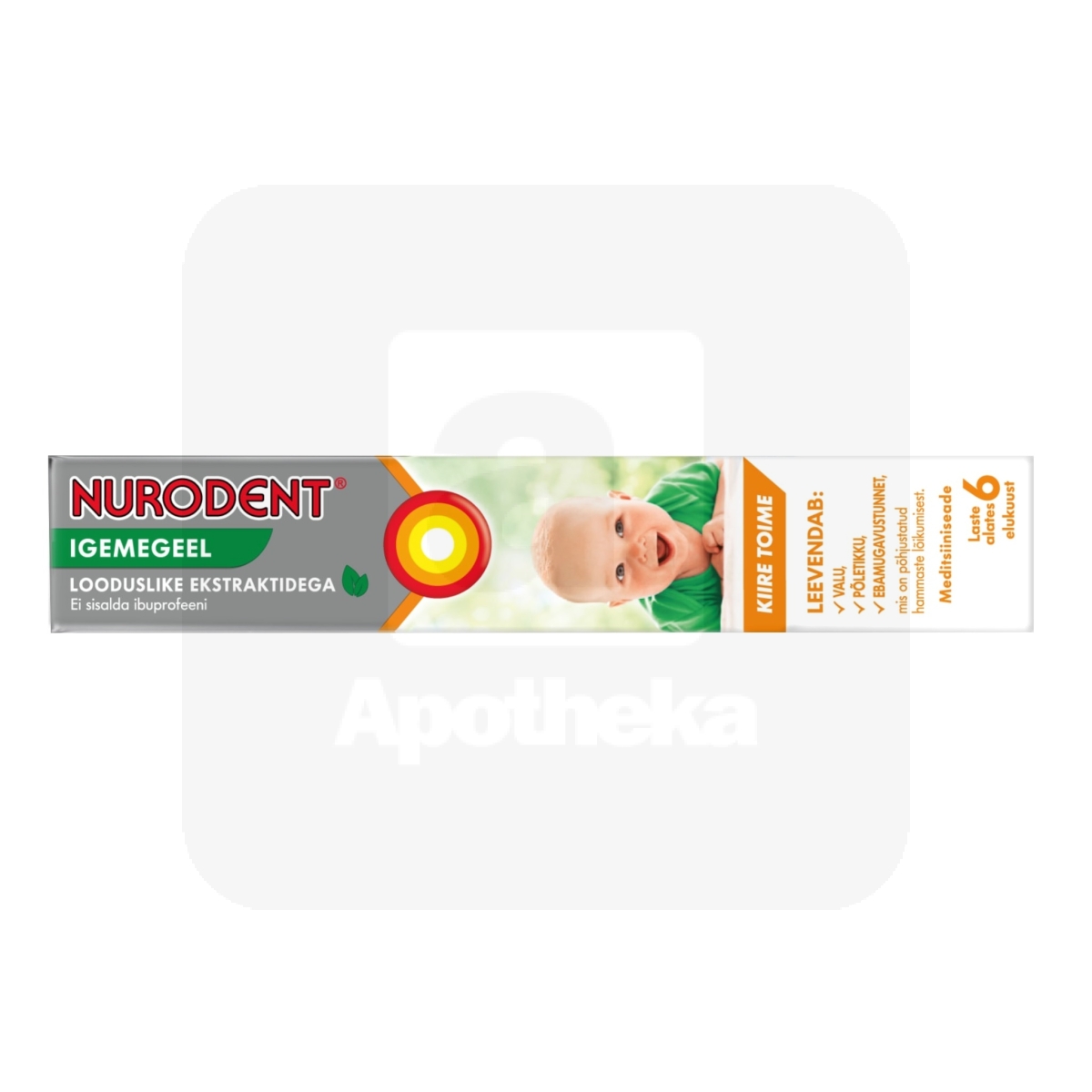 NURODENT IGEMEGEEL LOODUSLIKE EKSTRAKTIDEGA 15ML - Tootepilt