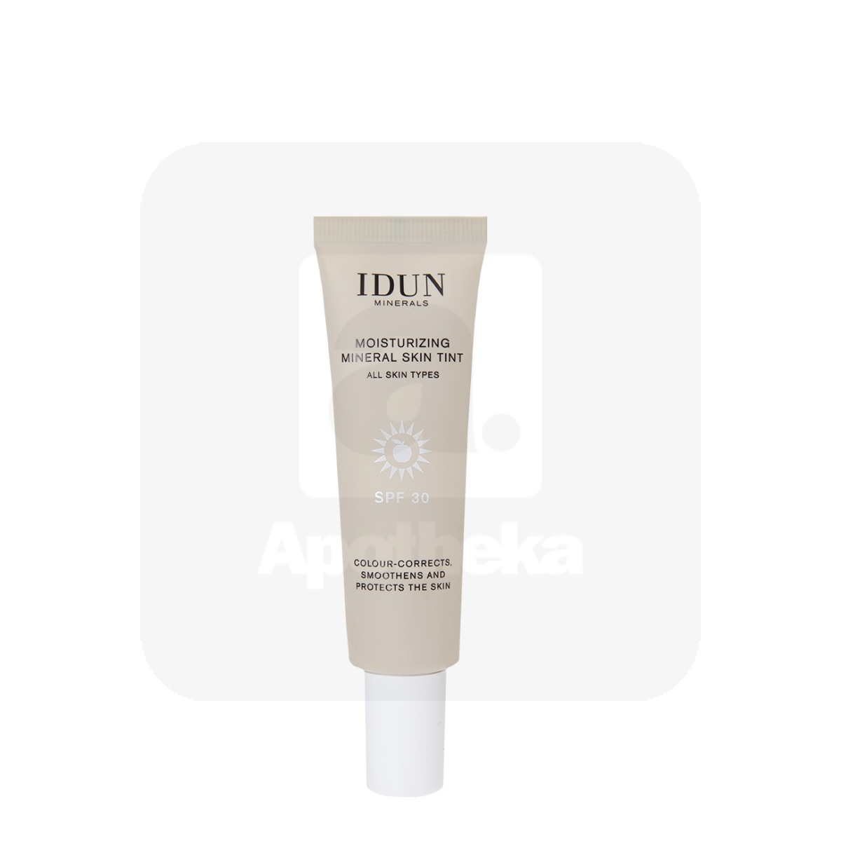 IDUN PÄIKESEKAITSE-EMULSIOON TOONIGA SPF30 HELE/KESKMINE 27ML - Tootepilt