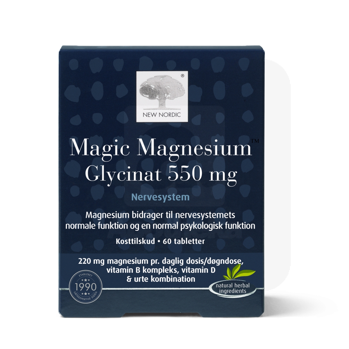 NEW NORDIC MAGIC MAGNESIUM GLYCINAT 550MG N60 - Tootepilt