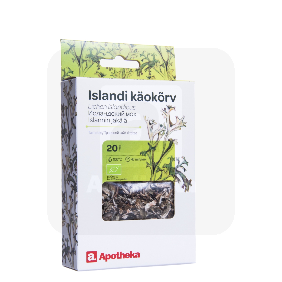 A. TEE ISLANDI KÄOKÕRV 20G (KARP)