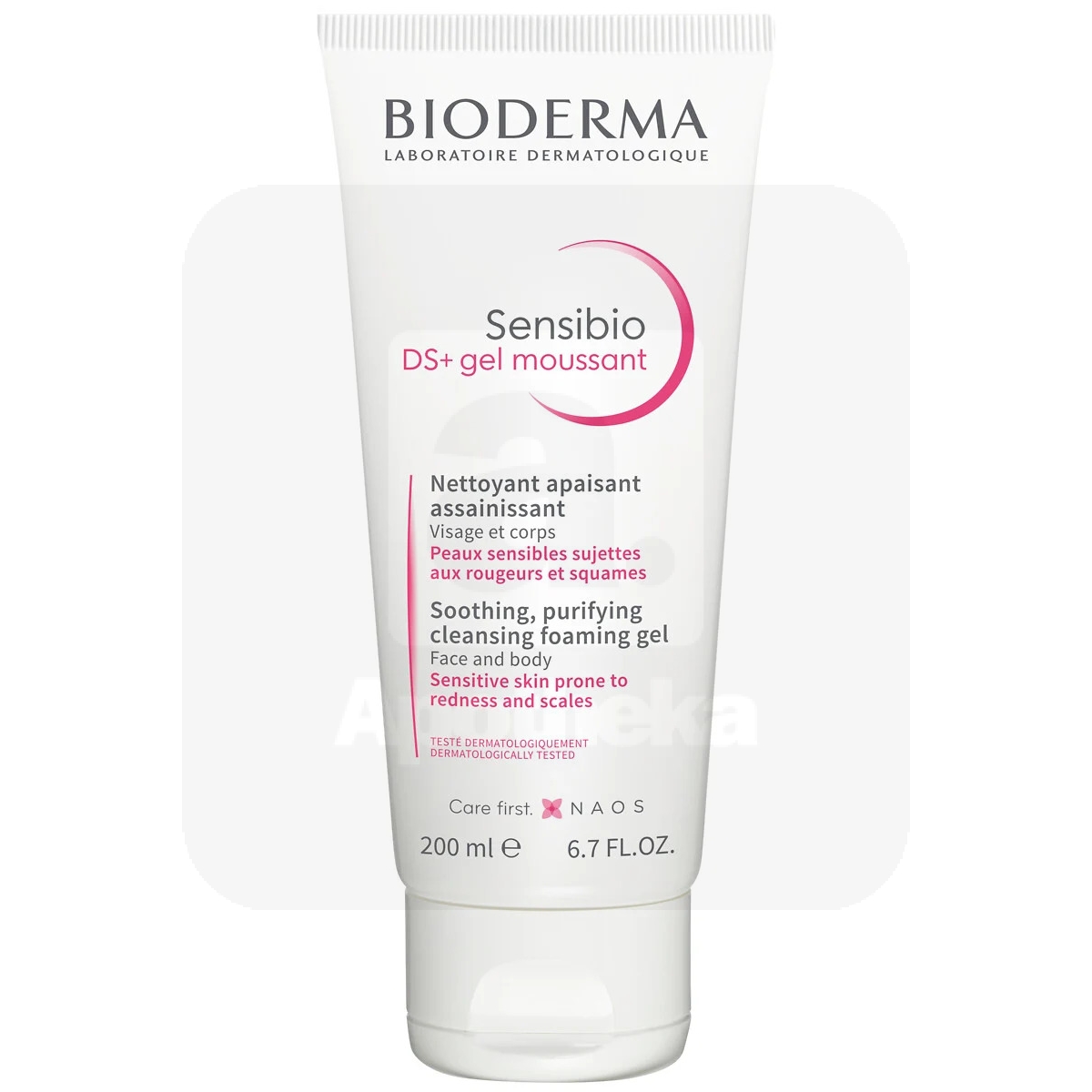 BIODERMA SENSIBIO DS+ PUHASTUSGEEL PUNETAVALE NAHALE 200ML - Tootepilt