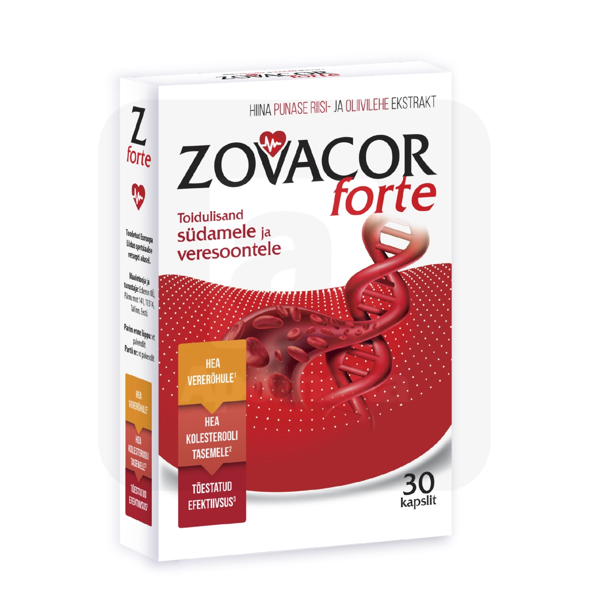 ZOVACOR FORTE KAPSLID N30 - Tootepilt