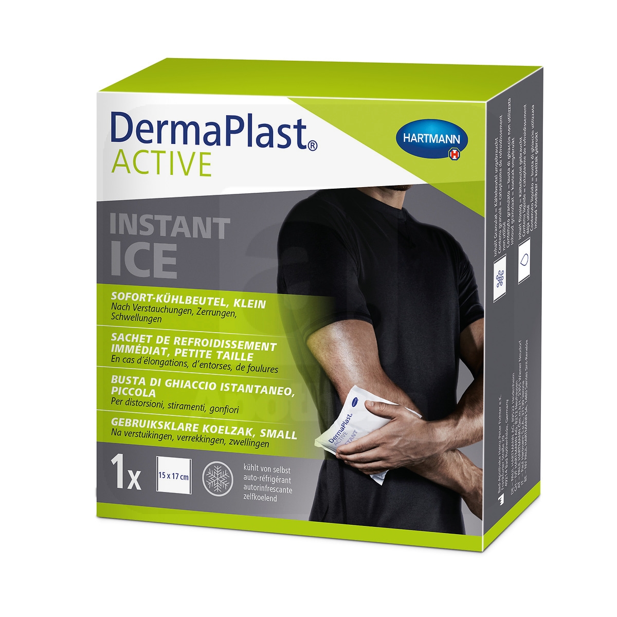 DERMAPLAST ACTIVE KÜLMAKOMPRESS (ISEKÜLMUV) 15X17CM