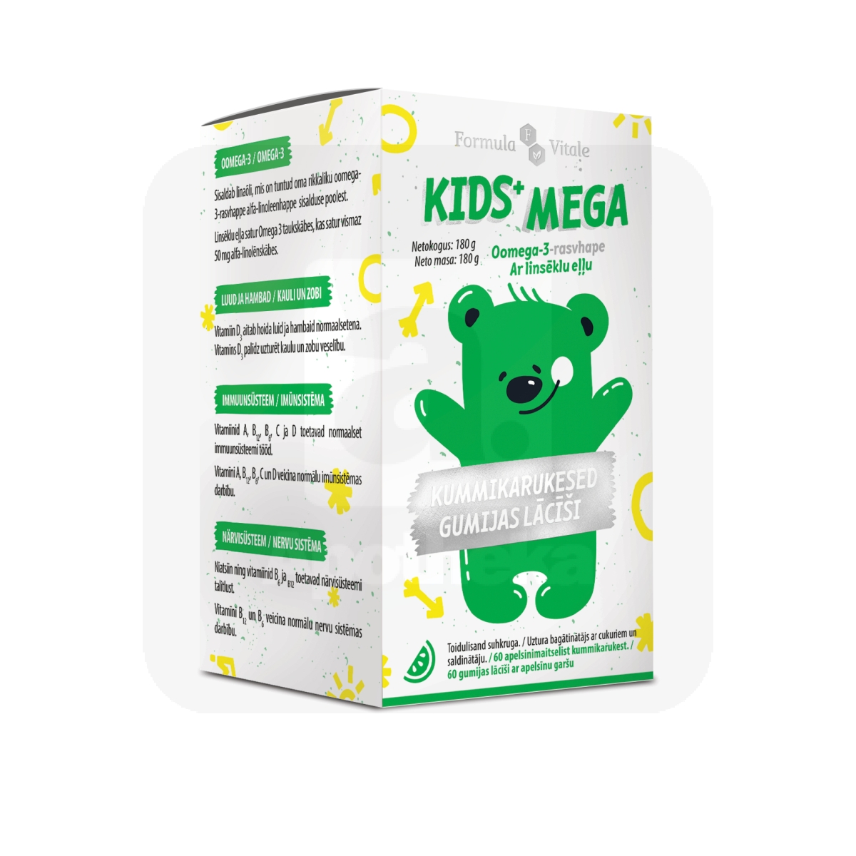 FORMULA VITALE KIDS+ MEGA KUMMIKARUKESED N60