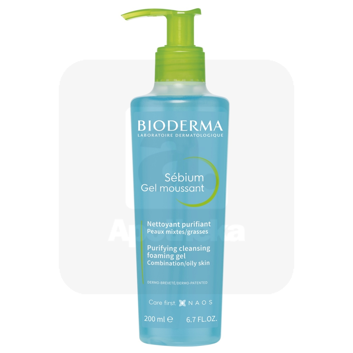 BIODERMA SEBIUM NÄOPUHASTUSE VAHTGEEL 200ML