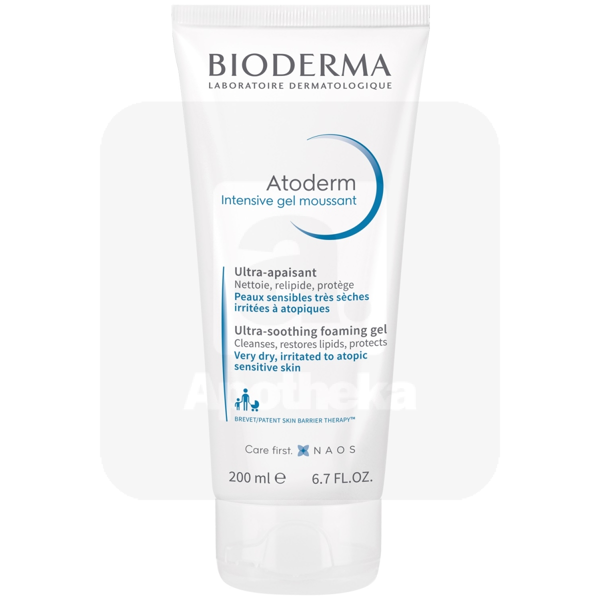 BIODERMA ATODERM VAHTGEEL ÜLIRIKKALIK KUIVALE NAHALE 200ML