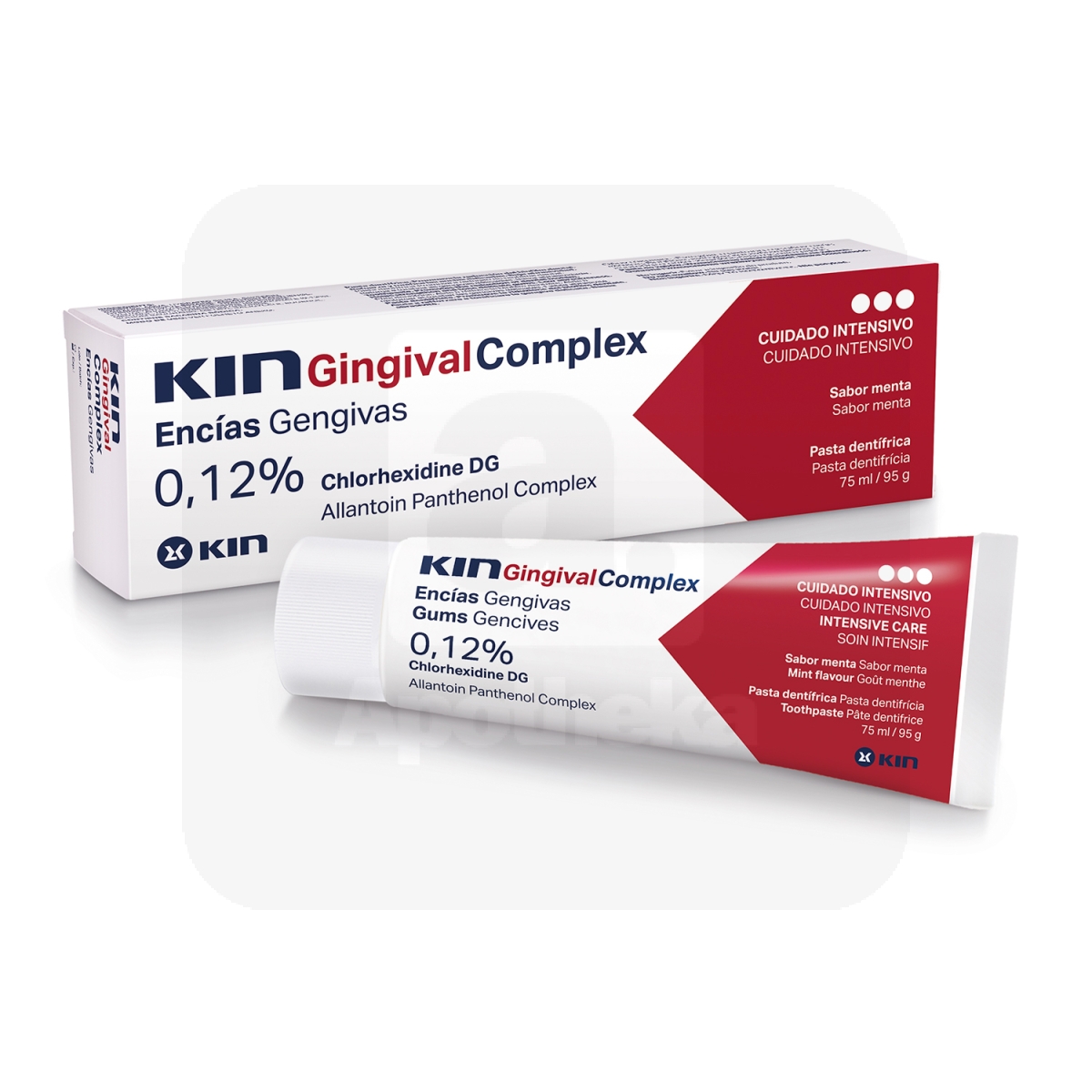 KIN GINGIVAL COMPLEX HAMBAPASTA 0.12% KLOORHEKSIDIINIGA 75ML - Tootepilt