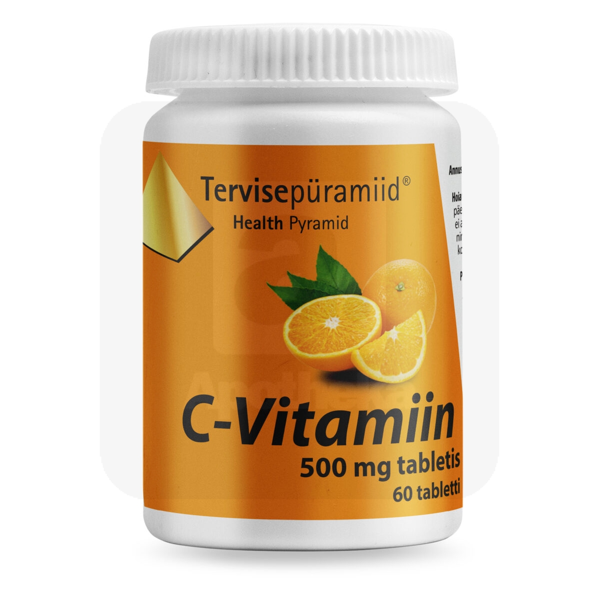 TERVISEPÜRAMIID C-VITAMIIN TBL 500MG N60 - Tootepilt