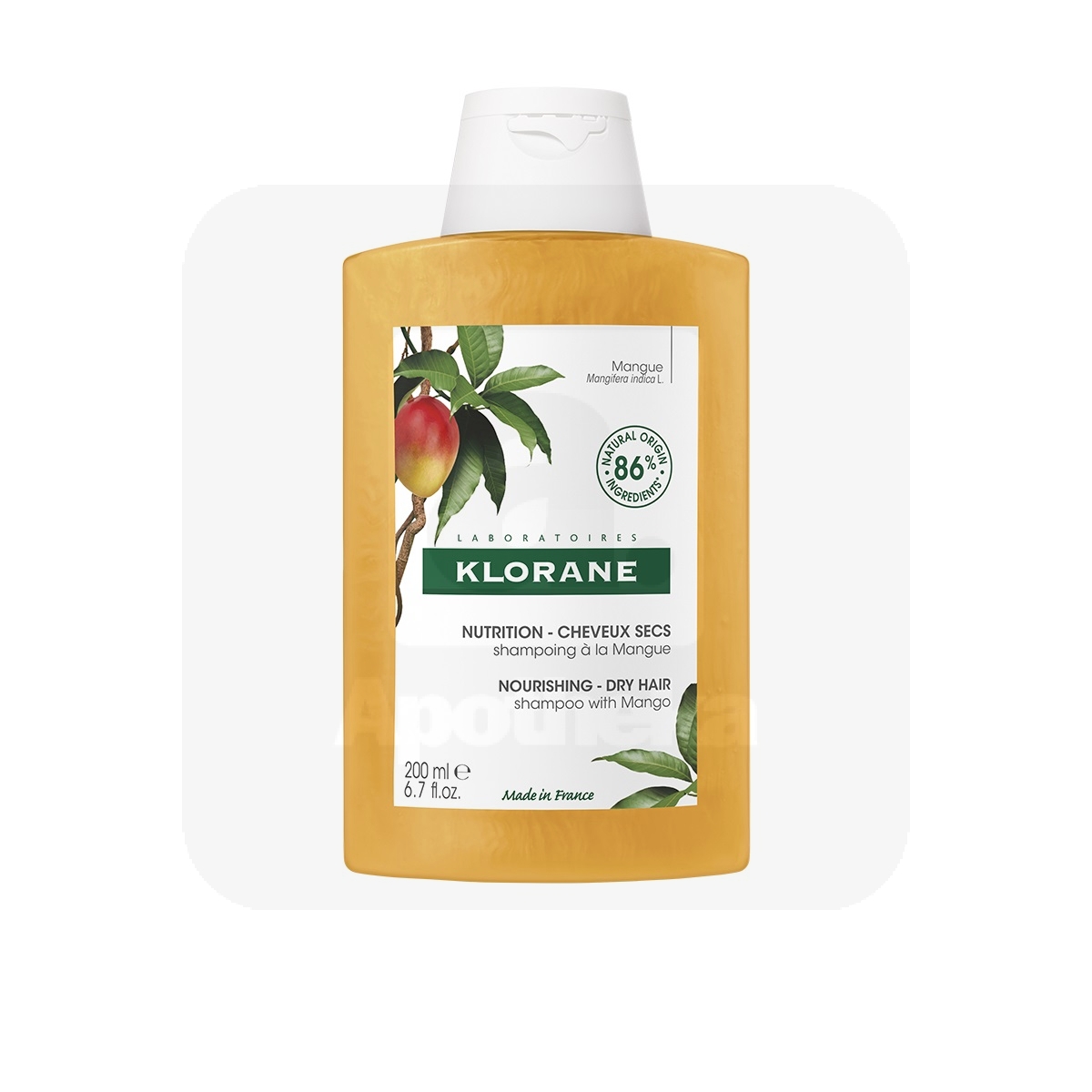 KLORANE SHAMPOON MANGO KUIVADELE JUUSTELE 200ML