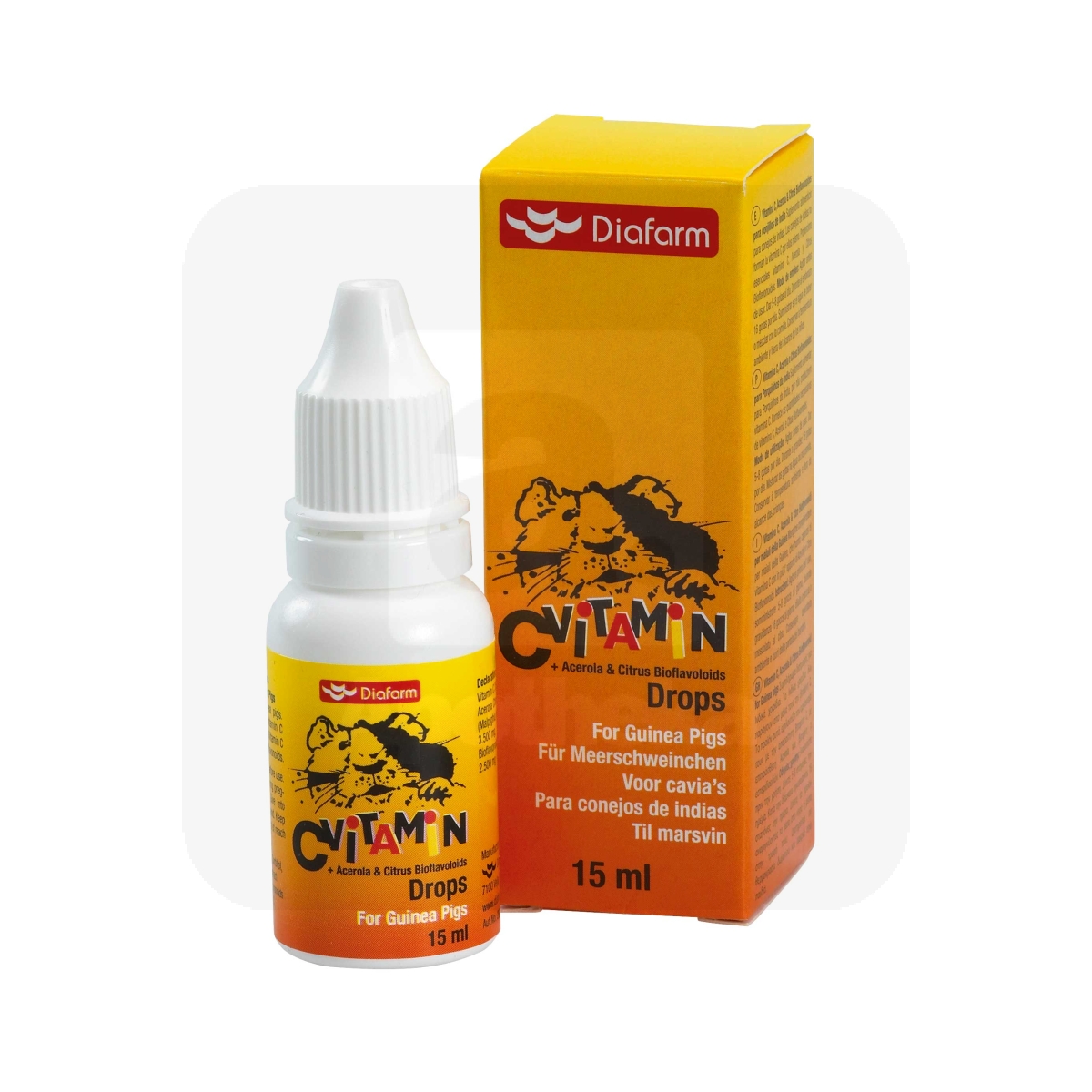 Diafarm vit.c/acerola&citrus biofl. täiendsööt merisigadele 15ml - Tootepilt