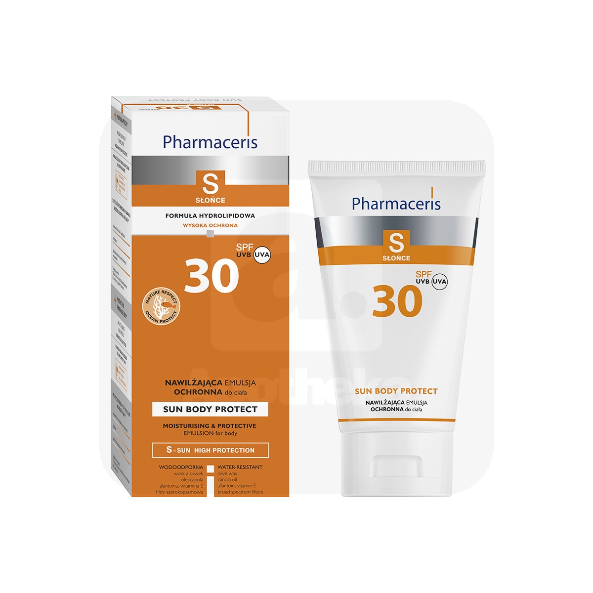 PHARMACERIS S PÄIKESEKAITSEKREEM NIISUTAV SPF30 150ML - Tootepilt