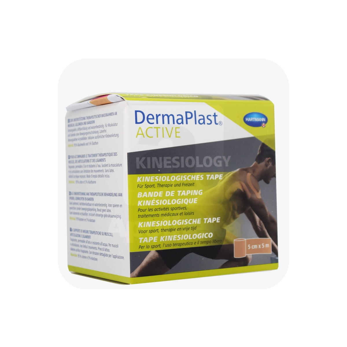 DERMAPLAST ACTIVE KINESIOTEIP 5CMX5M BEEZ - Tootepilt