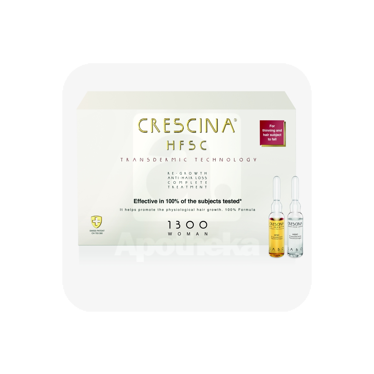 CRESCINA TRANSDERMIC AMPULLID HFSC 1300 NAISED 3,5ML N20+N20 - Tootepilt