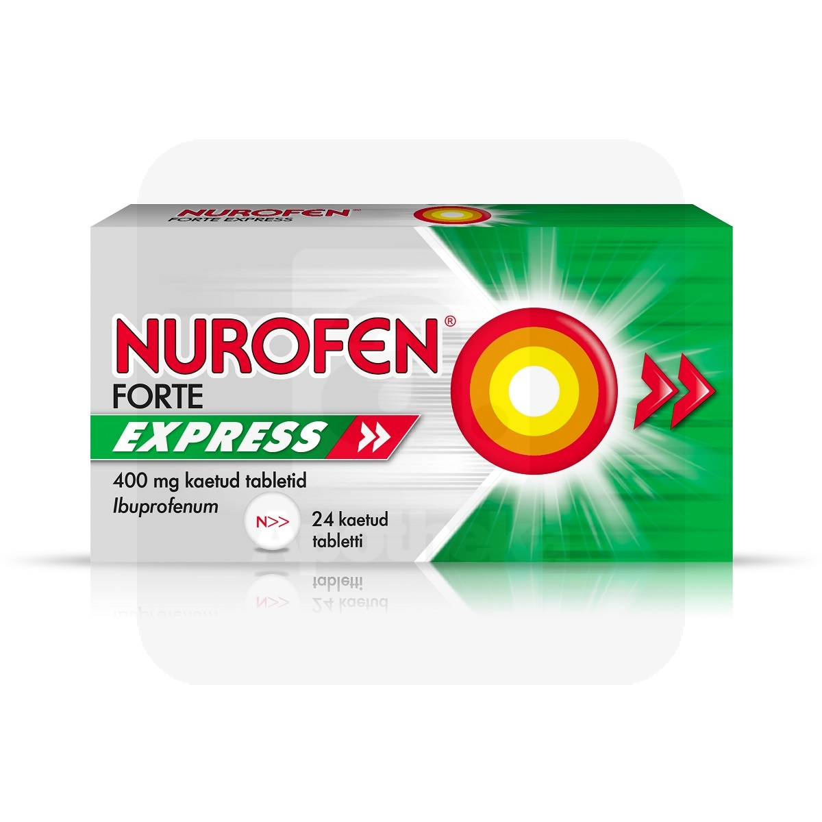 NUROFEN FORTE EXPRESS KAETUD TBL 400MG N24 - Tootepilt