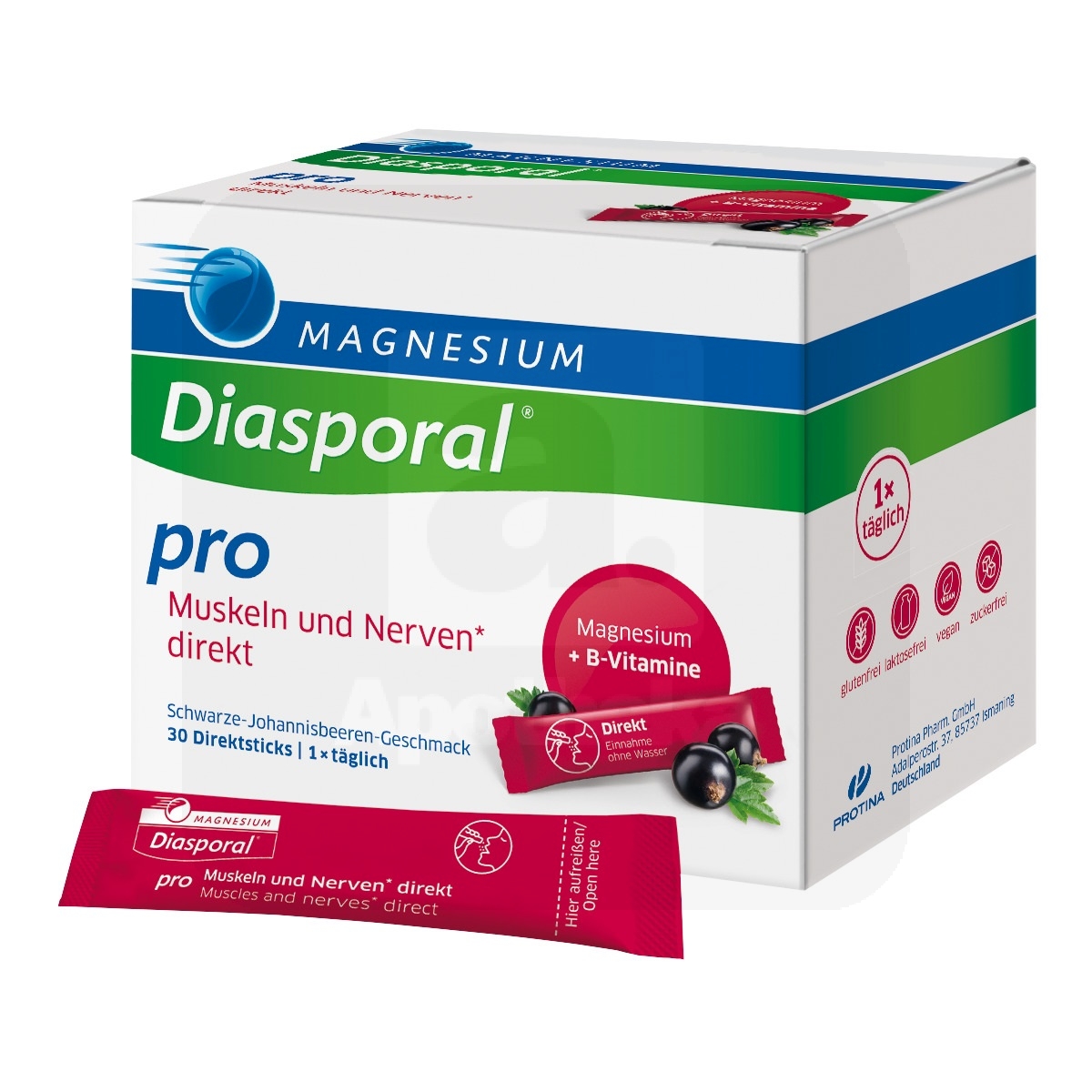 MAGNESIUM DIASPORAL PRO LIHASTELE, NÄRVIDELE DIREKT PLV N30 - Tootepilt