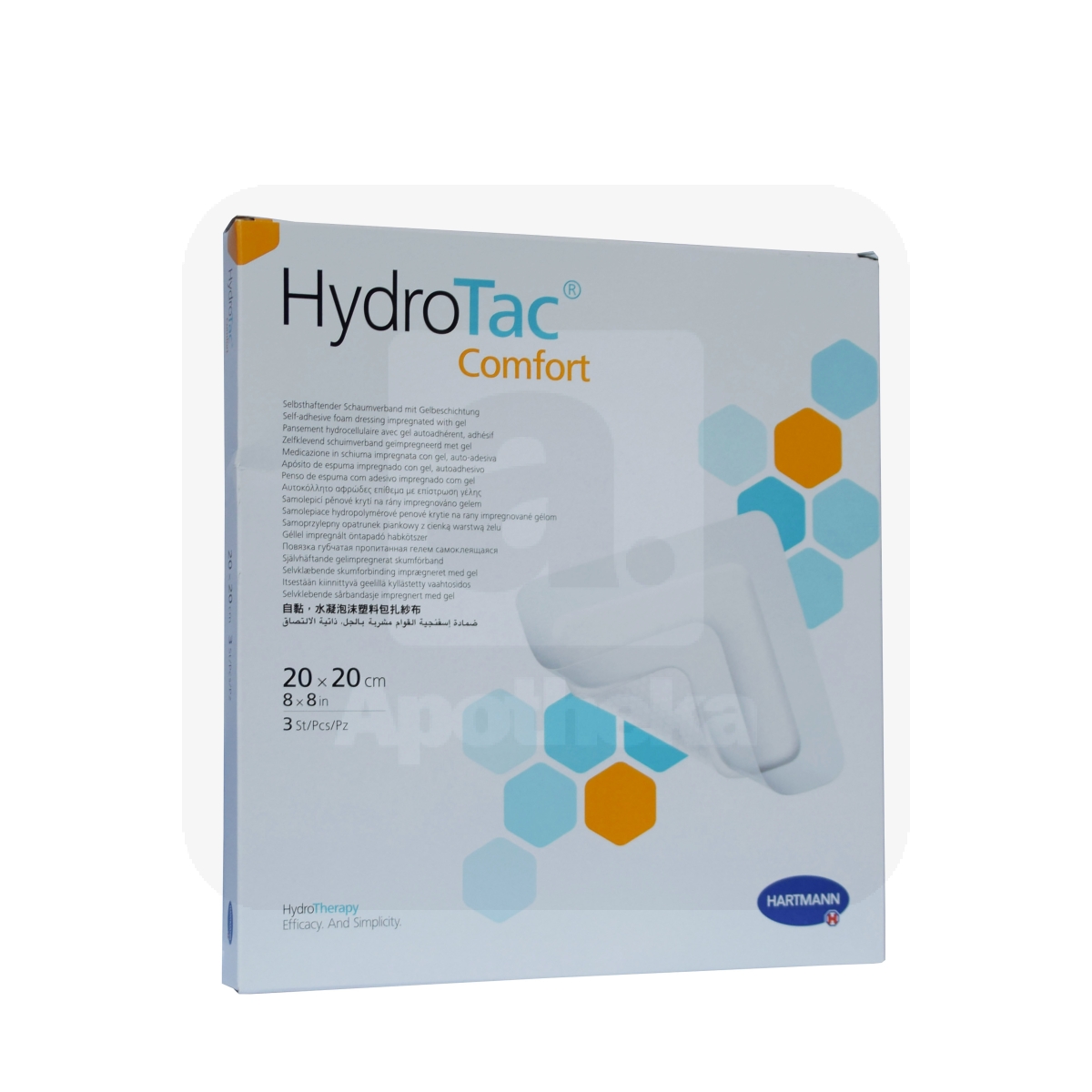 HYDROTAC COMFORT HAAVASIDE 20X20CM N3/