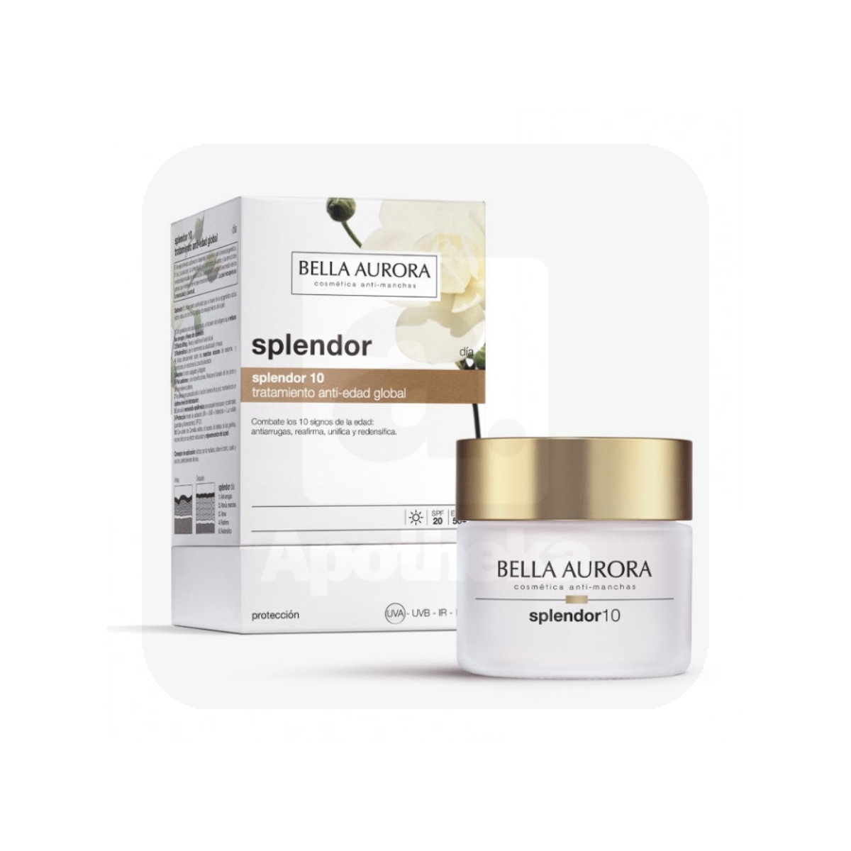 BELLA AURORA SPLENDOR PÄEVAKREEM KÕIKIDELE NAHATÜÜPIDELE 50ML - Tootepilt