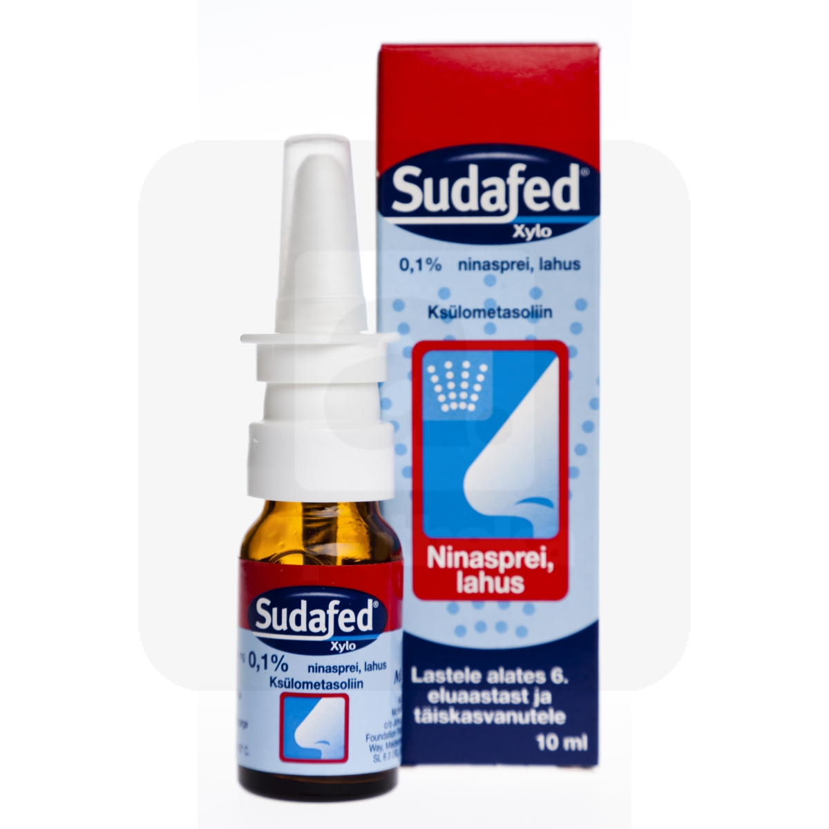 SUDAFED XYLO NINASPREI 1MG/ML 10ML - Tootepilt