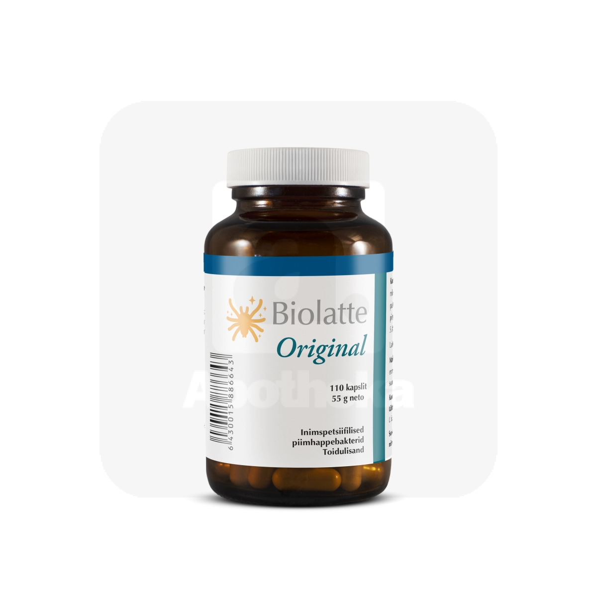 BIOLATTE ORIGINAL KAPSLID N110 - Tootepilt