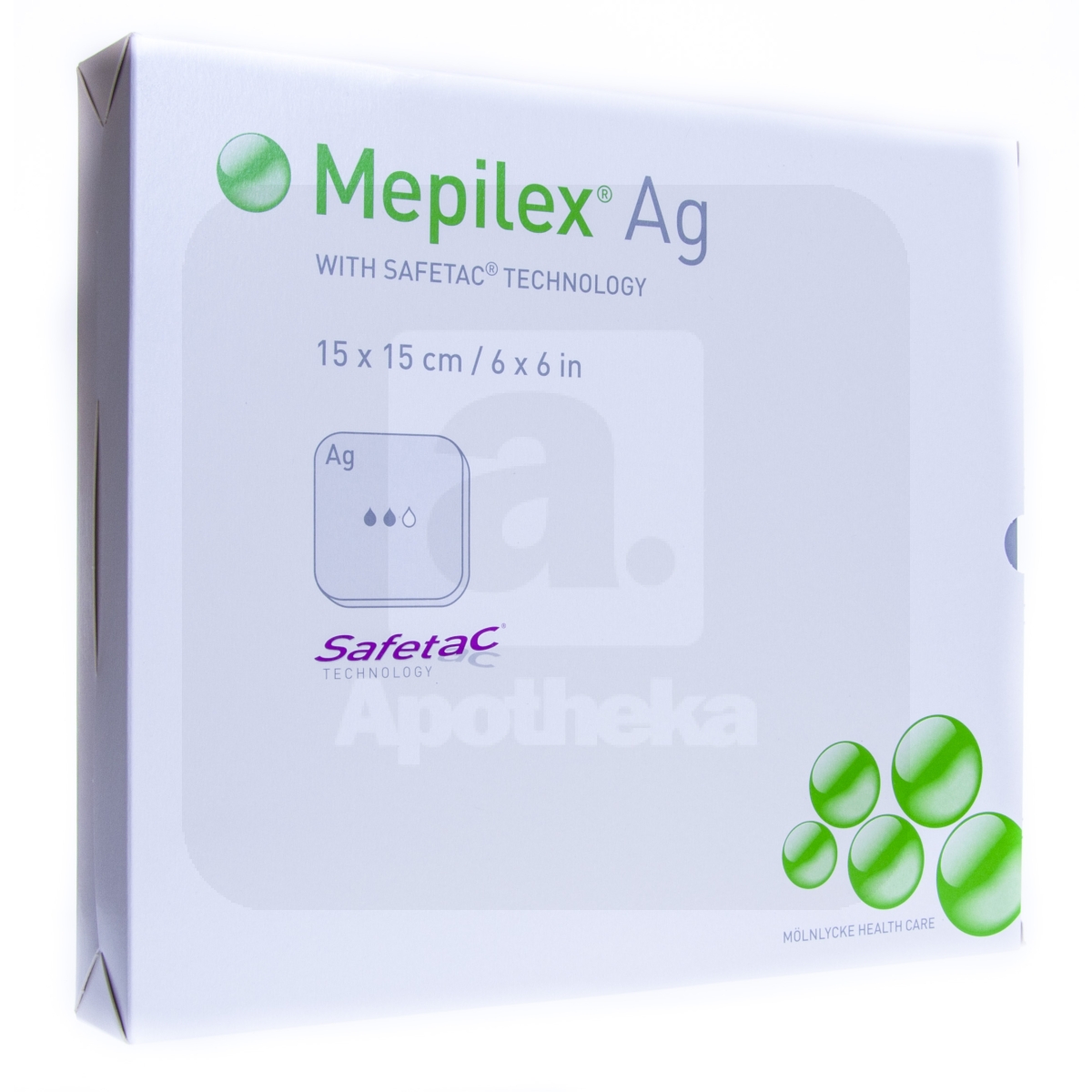 MEPILEX AG HAAVAPADI SILIKOONIGA 15X15CM N5 - Tootepilt