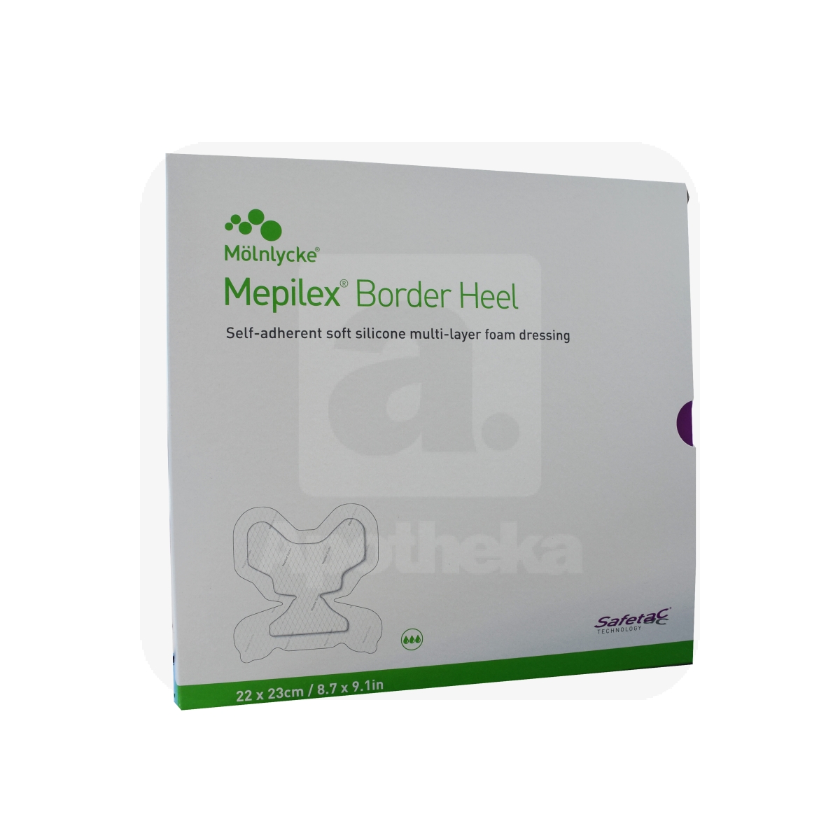 MEPILEX BORDER HEEL 22X23CM VAHTMATERJALIST PLAASTER, N6 - Tootepilt