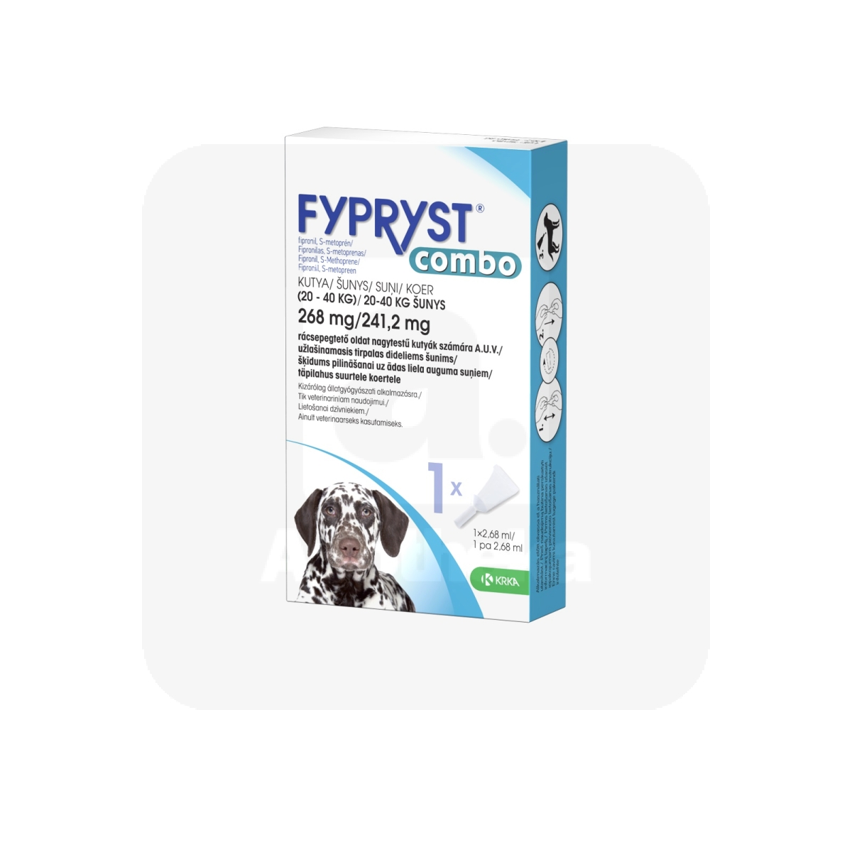 FYPRYST COMBO TÄPILAHUS 268+241,2MG/2,68ML N1 (20-40KG) - Tootepilt