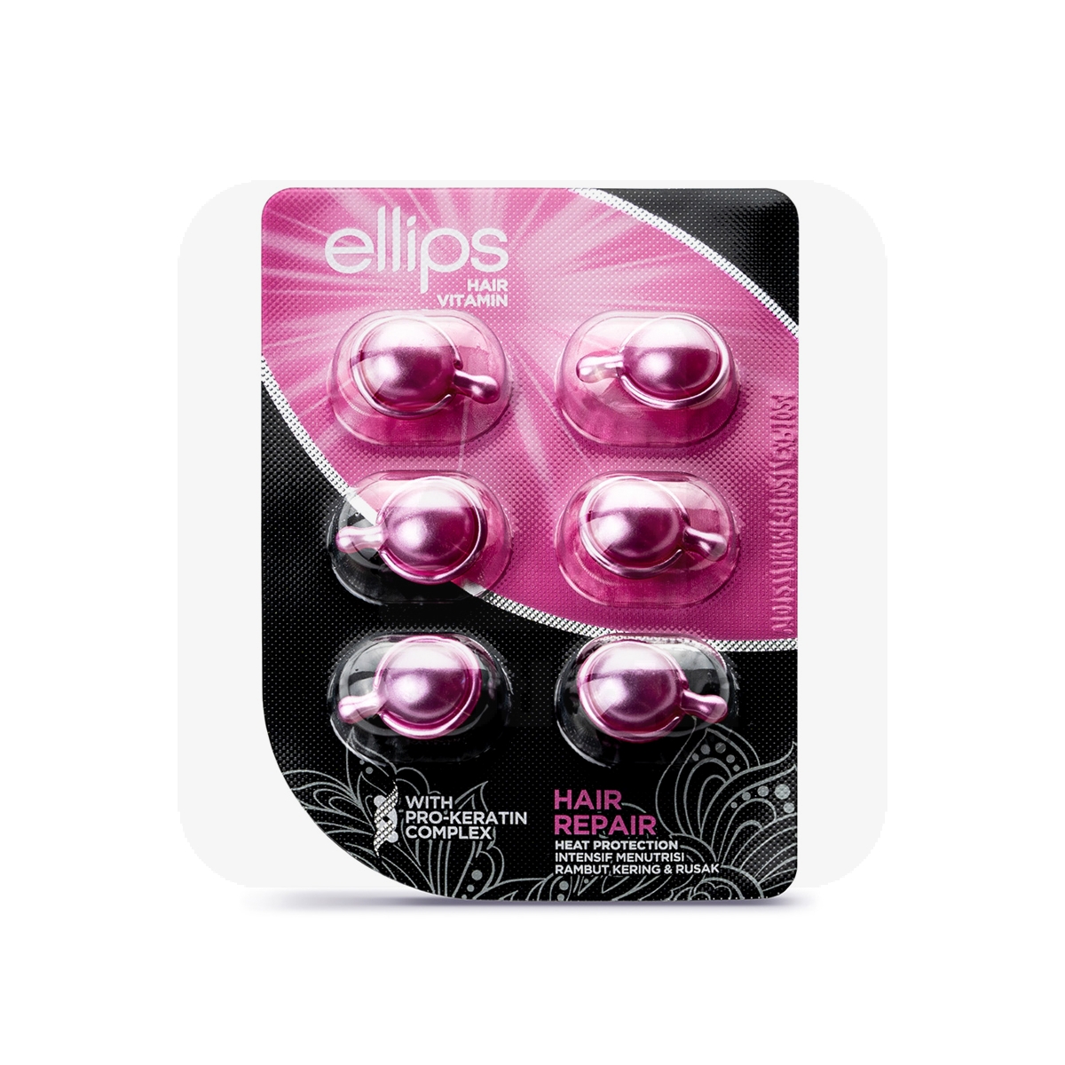 ELLIPS HAIR REPAIR JUUKSEVITAMIINID PEALEMÄÄRITAVAD 1ML N6 - Tootepilt 1