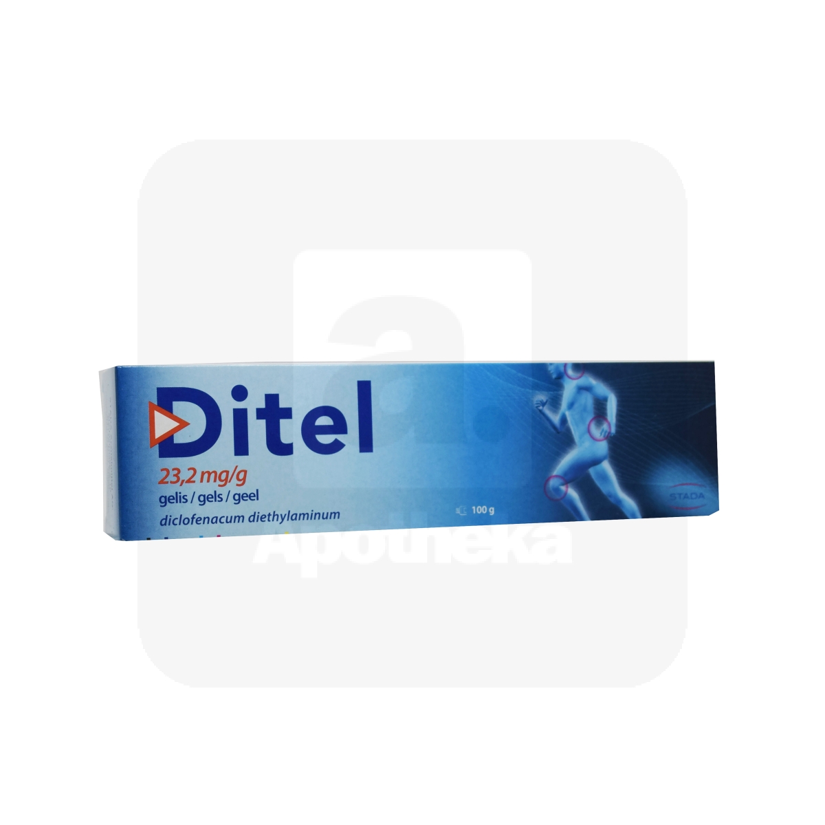 DITEL GEEL 23,2MG/G 100G - Tootepilt