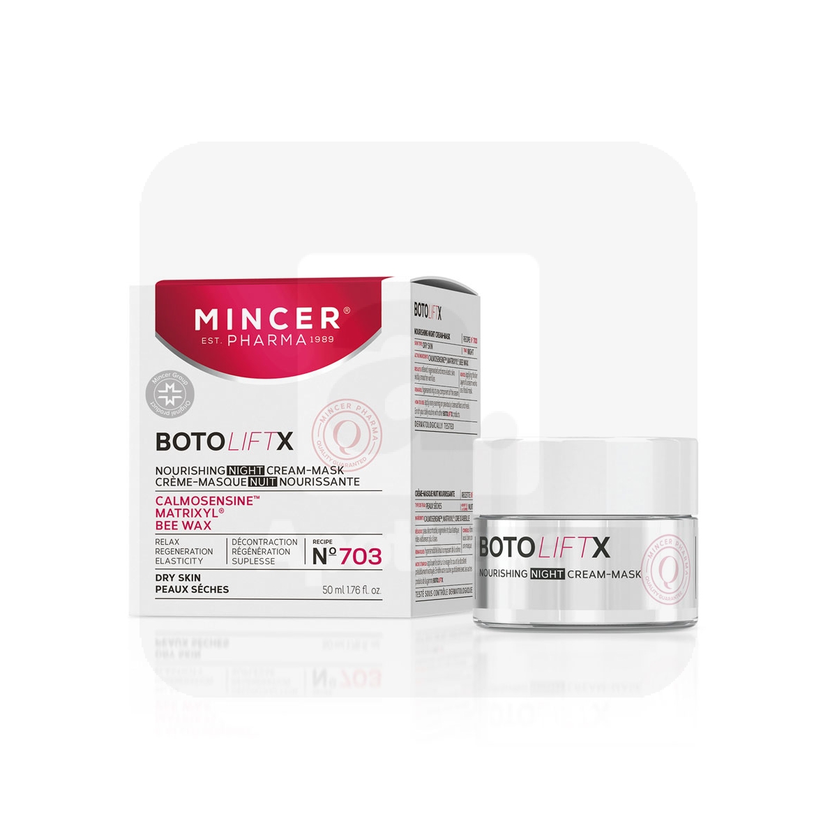 MINCER PHARMA BOTOLIFTX ÖÖKREEM MASK 50ML - Tootepilt