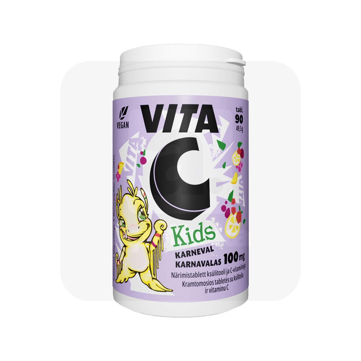 VITA-C KIDS NÄRIMISTABLETID 100MG N90