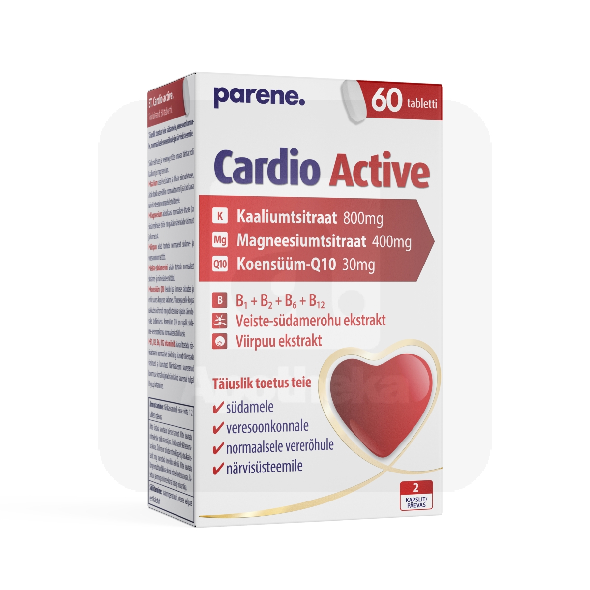 CARDIO ACTIVE PARENE TBL N60 - Tootepilt