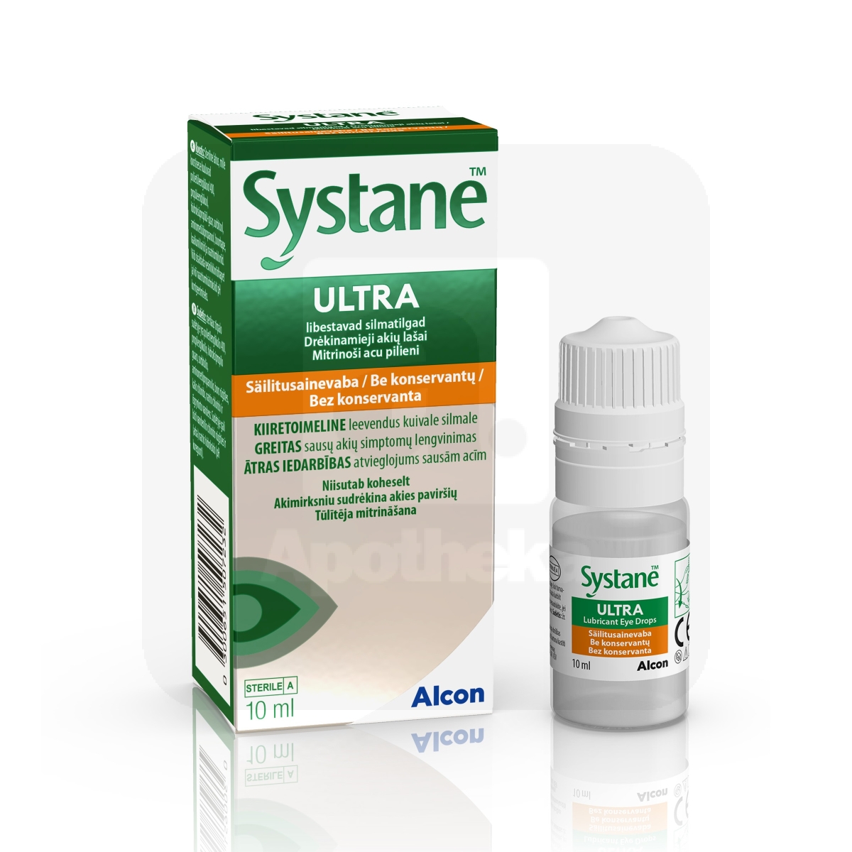 SYSTANE ULTRA SÄILITUSAINETA NIISUTAVAD SILMATILGAD 10ML