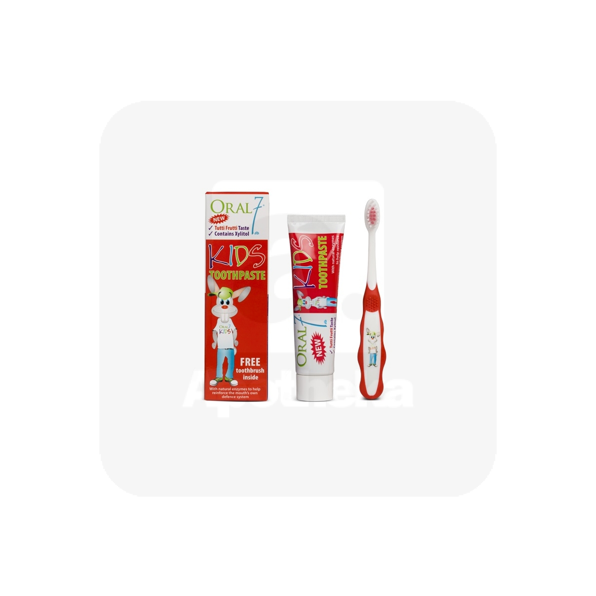 ORAL 7 HAMBAPASTA TUTTI-FRUTTI LASTELE 50ML + HAMBAHARI