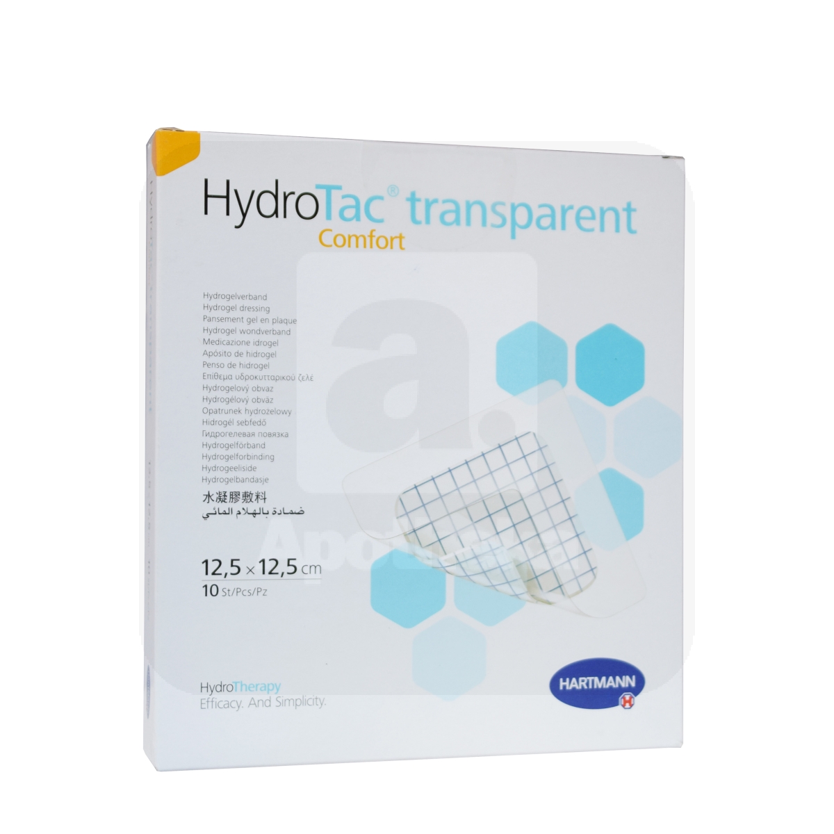 HYDROTAC TRANSPARENT COMFORT HAAVASIDE 12,5X12,5CM N10 - Tootepilt