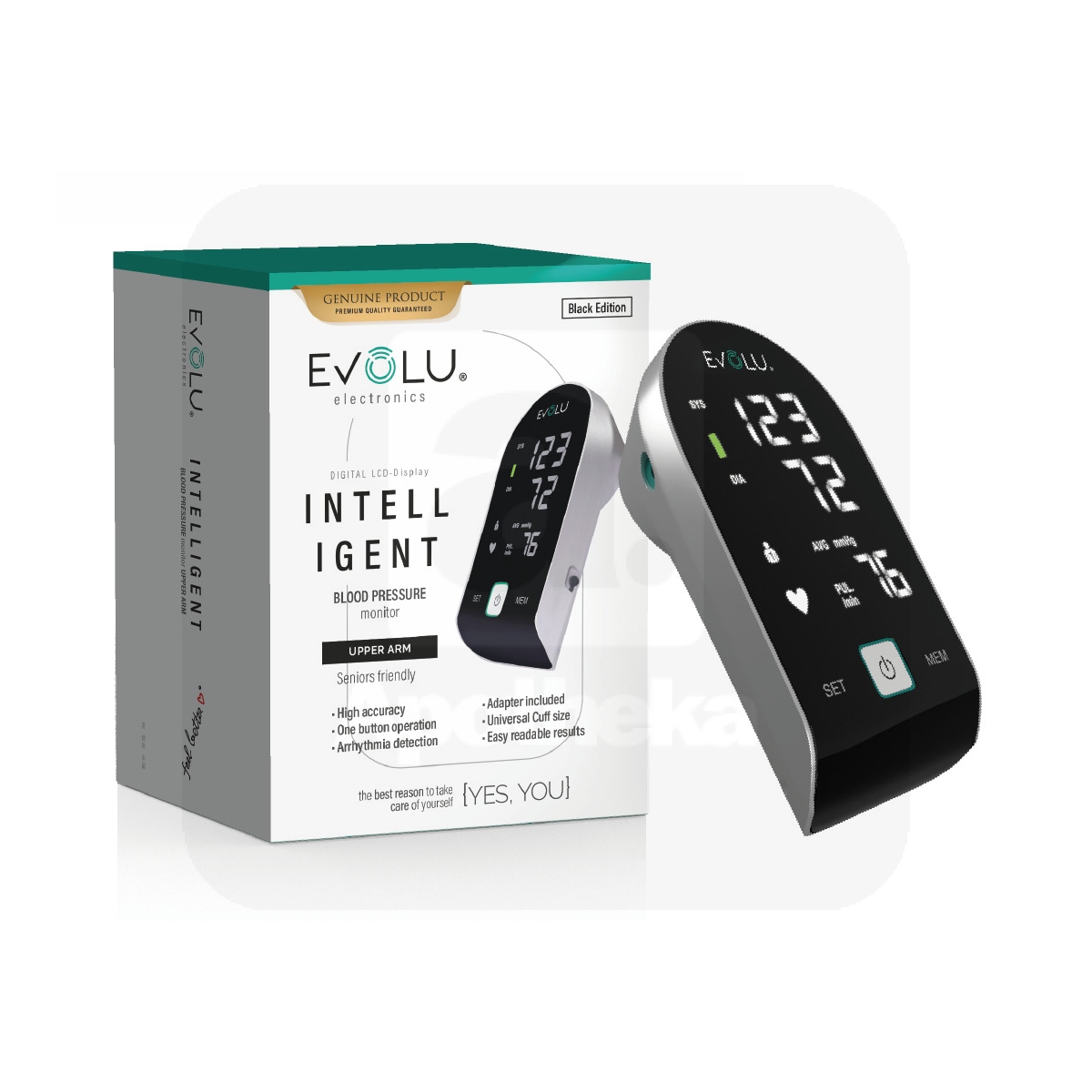 VERERÕHUAPARAAT EVOLU BG 800 BLACK EDITION INTELLIGENT - Tootepilt