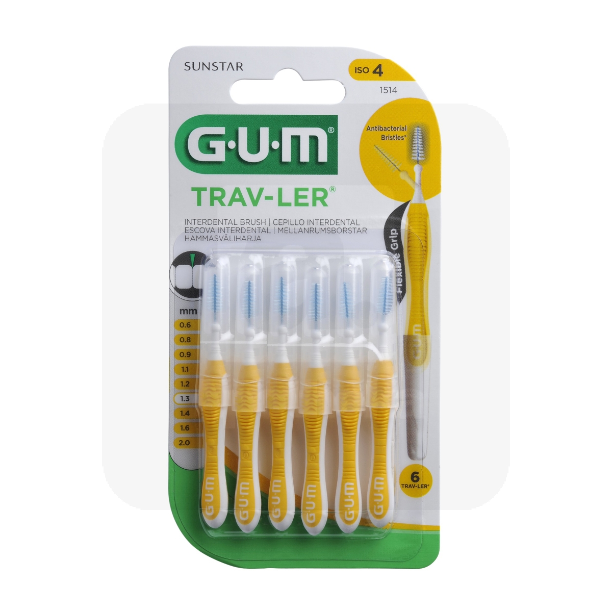 GUM HAMBAVAHEHARI TRAV-LER KOONUS 1,3MM N6 - Tootepilt